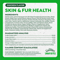 Thumbnail for Greenies Cat Treats, Feline Smartbites, Skin & Fur Health, Crunchy and Soft Cat Treats, Chicken Flavor, 2.1 oz. Pack