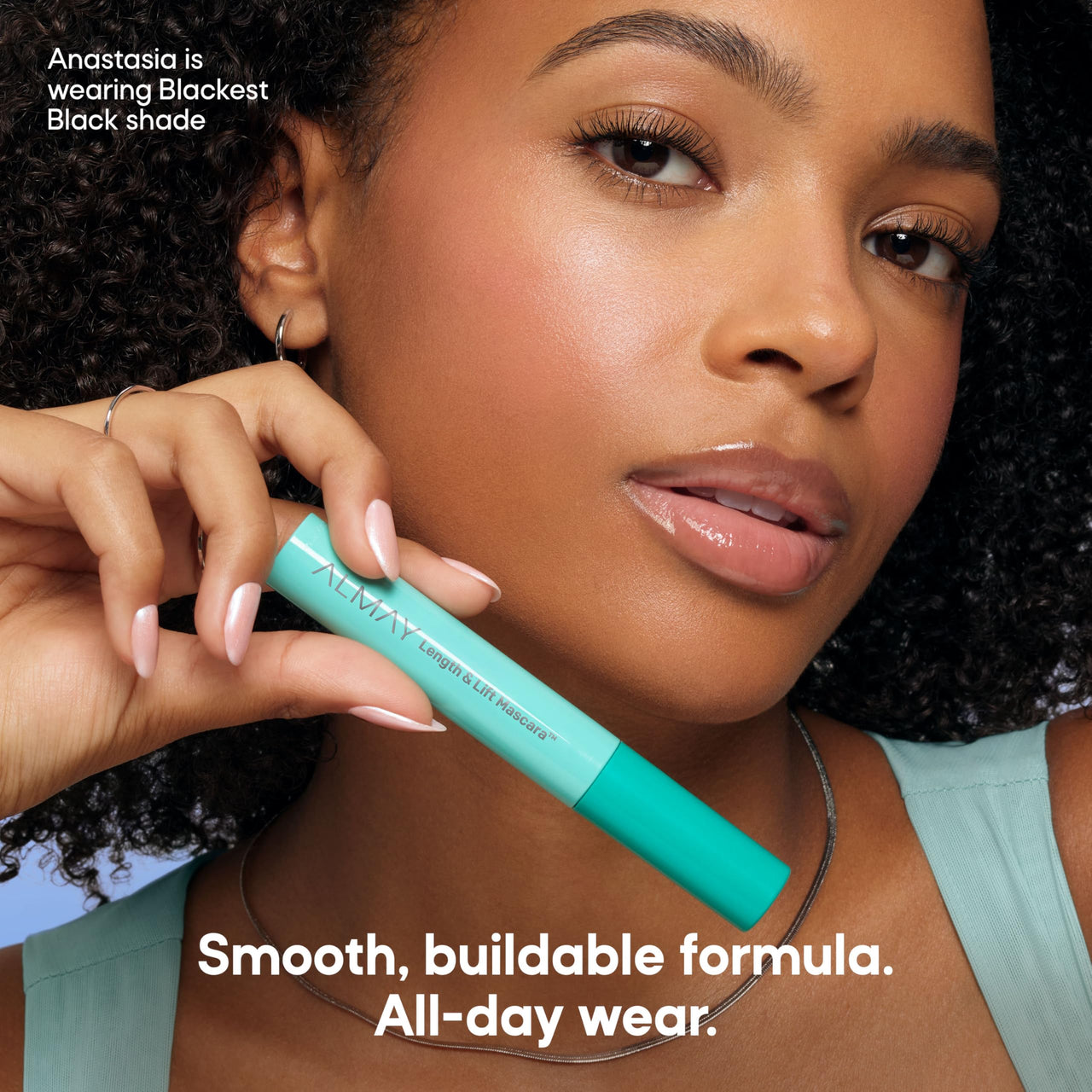 Almay Lengthening Mascara, Volume & Lift, Eye Makeup, Hypoallergenic and Fragrance Free (Packaging May Vary), 020 Black Brown, 0.24 fl oz