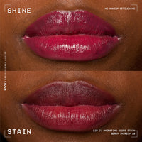 Thumbnail for NYX PROFESSIONAL MAKEUP Lip IV Hydrating Glossy Lip Stain with 12HR Hydration - Berry Thirsty (Red)