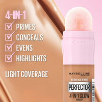 Thumbnail for Maybelline New York Instant Age Rewind Instant Perfector 4-In-1 Glow Makeup, Light/Medium