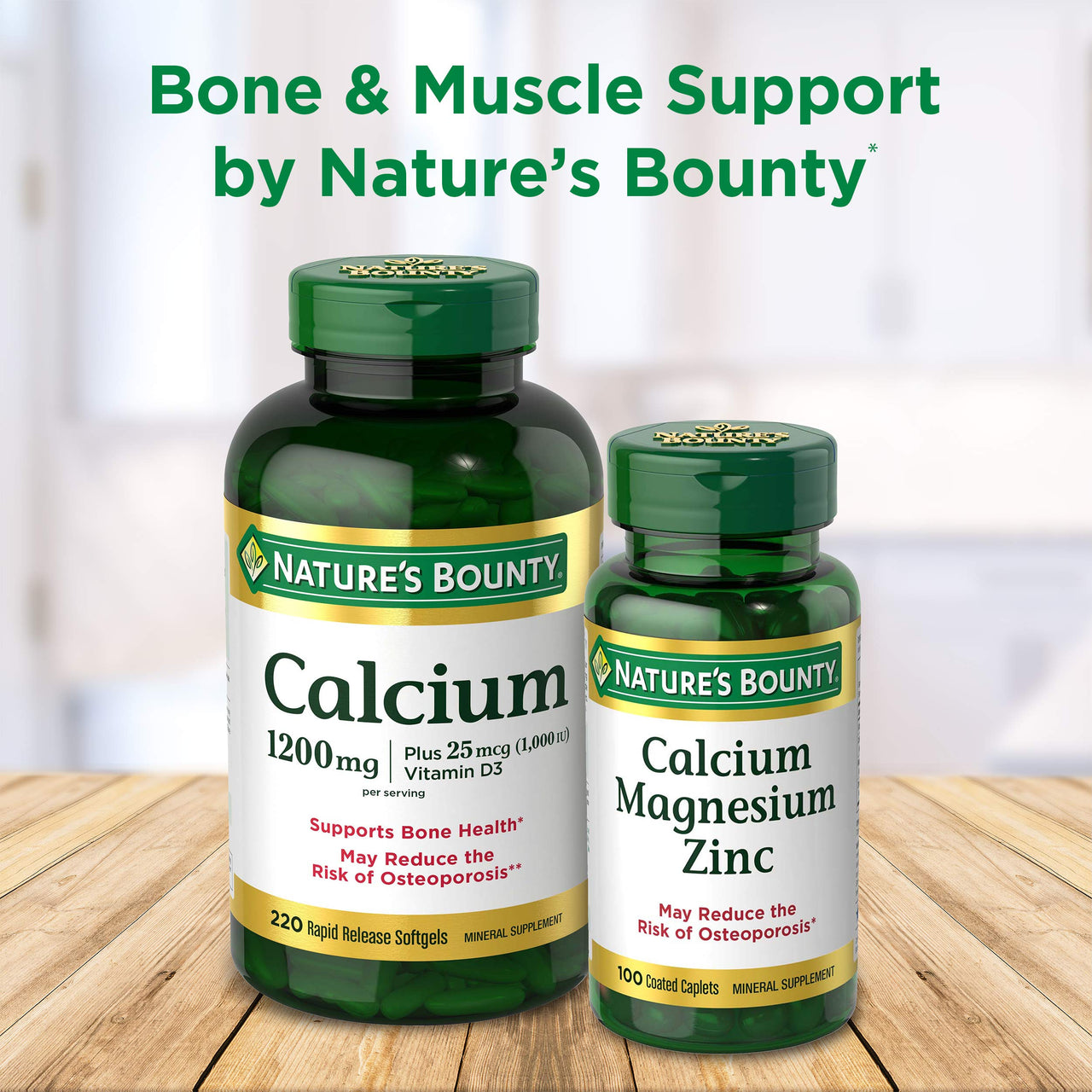 Nature's Bounty Magnesium, Mineral Supplement, Supports Bone and Muscle Health, 500 mg, Coated Tablets, 100 Count (Pack of 2)