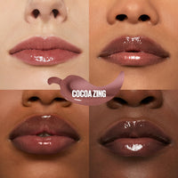 Thumbnail for MAYBELLINE Lifter Gloss Lifter Plump, Plumping Lip Gloss with Chili Pepper and 5% Maxi-Lip, Cocoa Zing, Sheer Cool Brown, 1 Count
