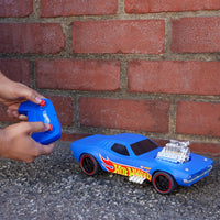 Thumbnail for Hot Wheels 1:16 Scale RC Rodger Dodger Toy Car, Special 50th Anniversary Edition Remote Control Vehicle