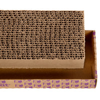Thumbnail for SmartyKat Super Scratcher Corrugated Cat Scratcher and Scratch Pad for Cats, Catnip Infused with Catnip, Scratchers for Indoor Cats and Kittens, Cardboard Scratching Post