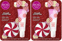 Thumbnail for eos Holiday Lip Treatment Gift Set- Candy Cane Swirl Lip Scrub & 24H Moisture Super Balm, Limited-Edition Lip Care, Stocking Stuffers, 4-Pack