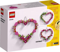 Thumbnail for LEGO Heart Ornament Building Toy Set - Fun Arts and Crafts Idea for Girls and Boys, Ages 9+ - Display on The Wall as Home Decoration - Gifts for Kids - 40638