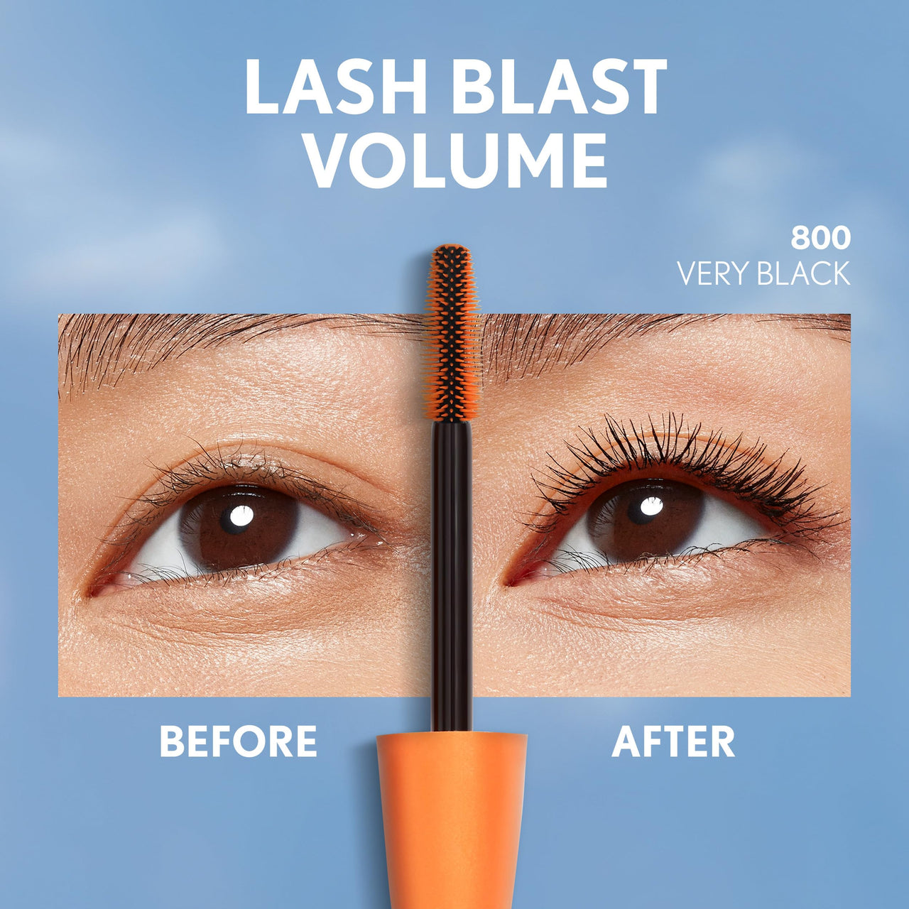 COVERGIRL LashBlast Volume Mascara, 1 Tube (0.44 oz), Very Black Color, Volumizing Mascara, Hypoallergenic, For All Eye Colors & Skin Tones (packaging may vary)