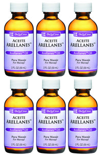 Thumbnail for De La Cruz - Arellanes Oil Blend - Massage Oil - Moisturizing Body Oil with Rosemary - 2 fl OZ (6 Bottles)