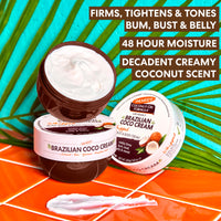 Thumbnail for Palmer's Coconut Oil Formula Brazilian Coco Cream with Vitamin E, 8.8 Fl Oz, Whipped Bum, Bust & Body Cream, Helps with Skin Tightening & Firming