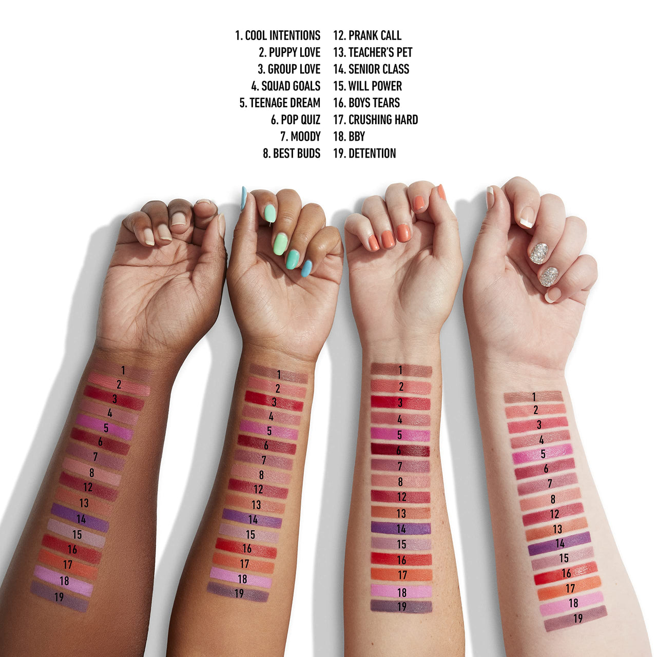 NYX PROFESSIONAL MAKEUP Powder Puff Lippie Lip Cream, Liquid Lipstick - Group Love (True Red)