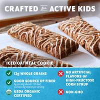Thumbnail for Zbar - Iced Oatmeal Cookie - Soft-Baked Energy Snack Bars - Non-GMO - 12g Whole Grains - USDA Organic Granola Bars (18 Pack)
