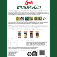 Thumbnail for Lyric Wildlife Critter Food for Deer, Squirrels, Turkeys & Rabbits, Wild Bird Seed for Outside Feeders, 10 lb Bag