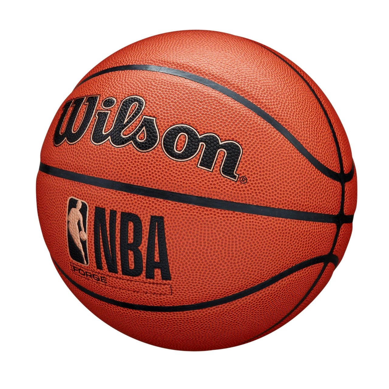 WILSON NBA Forge Indoor/Outdoor Basketball - Brown, Size 5-27.5"