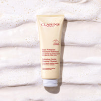 Thumbnail for Clarins NEW Hydrating Gentle Foaming Face Cleanser | Cleanses, Soothes, and Softens | Contains Aloe Vera to Boost Hydration | Soap-Free | SLS-Free| Normal To Dry Skin Types | 4.2 Ounces (Pack of 2)