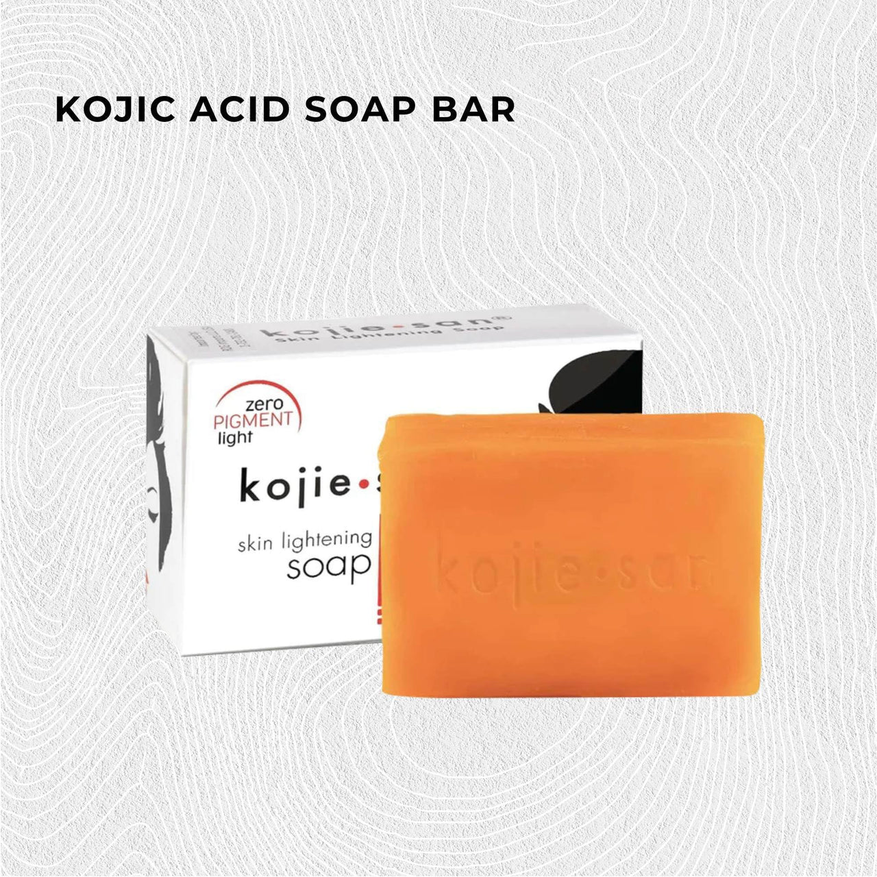 Kojie San Original Kojic Acid Soap for Face and Body – Dark Spot Remover, Gentle Cleansing Bar with Coconut Oil, Tea Tree Oil, and Glycerin – Helps Improve Skin Appearance – 65g x 1 Bar