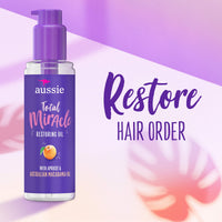 Thumbnail for Aussie Total Miracle Restoring Oil, With Apricot 3.2 Fl Oz, 3.2 Oz
