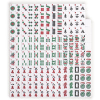 Thumbnail for Yellow Mountain Imports American Mahjong Set, “Atlantica” with Fabric Case, 4 Wooden Pusher Racks, Wind Indicator, Dice & Wright Patterson Count Scoring Coins