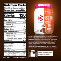 Thumbnail for Dymatize ISO100 Protein Powder +Energy, 100% Whey Isolate, Mocha Latte