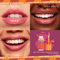 Thumbnail for NYX PROFESSIONAL MAKEUP Duck Plump High Pigment Plumping Lip Gloss with Spicy Ginger, Vegan Lip Makeup - Pick Me Pink (Soft Rose Pink)