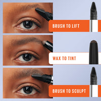 Thumbnail for Maybelline TattooStudio Brow Lift Stick Makeup with Tinted Wax Conditioning Complex, Deep Brown, 1 Count