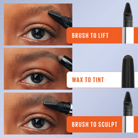Thumbnail for Maybelline TattooStudio Brow Lift Stick Makeup with Tinted Wax Conditioning Complex, Deep Brown, 1 Count