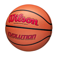 Thumbnail for WILSON Evolution Indoor Game Basketball, Scarlet, Size 7-29.5