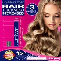 Thumbnail for InstaRelief® Hair Growth with Lustriva® - Clinically Shown to Grow Thicker, Healthier Hair in 3 Weeks, Reduce Wrinkles and Fine Lines, with Biotin, Silicon, and Arginine, 60 Tablets