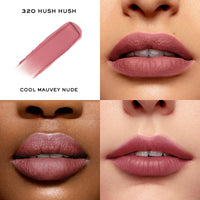 Thumbnail for Lancôme L'Absolu Rouge Intimatte Hydrating Matte Lipstick - Buildable & Lightweight Formula with a Soft Matte Finish - Up To 12HR Comfort- 320 Hush Hush: cool mauvey nude