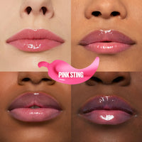 Thumbnail for MAYBELLINE Lifter Gloss Lifter Plump, Plumping Lip Gloss with Chili Pepper and 5% Maxi-Lip, Pink Sting, Sheer Bubblegum Pink, 1 Count