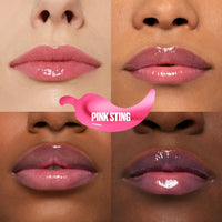 Thumbnail for MAYBELLINE Lifter Gloss Lifter Plump, Plumping Lip Gloss with Chili Pepper and 5% Maxi-Lip, Pink Sting, Sheer Bubblegum Pink, 1 Count