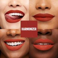 Thumbnail for Maybelline Super Stay Matte Ink Liquid Lip Color, Moodmakers Lipstick Collection, Long Lasting, Transfer Proof Lip Makeup, Harmonizer, Red Brown, 1 Count