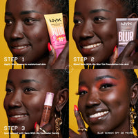 Thumbnail for NYX PROFESSIONAL MAKEUP Blurscreen SPF 30 Primer, 3-in-1 Blurring Makeup Primer with Sunscreen, Vegan Formula with No White Cast or Greasy Feeling