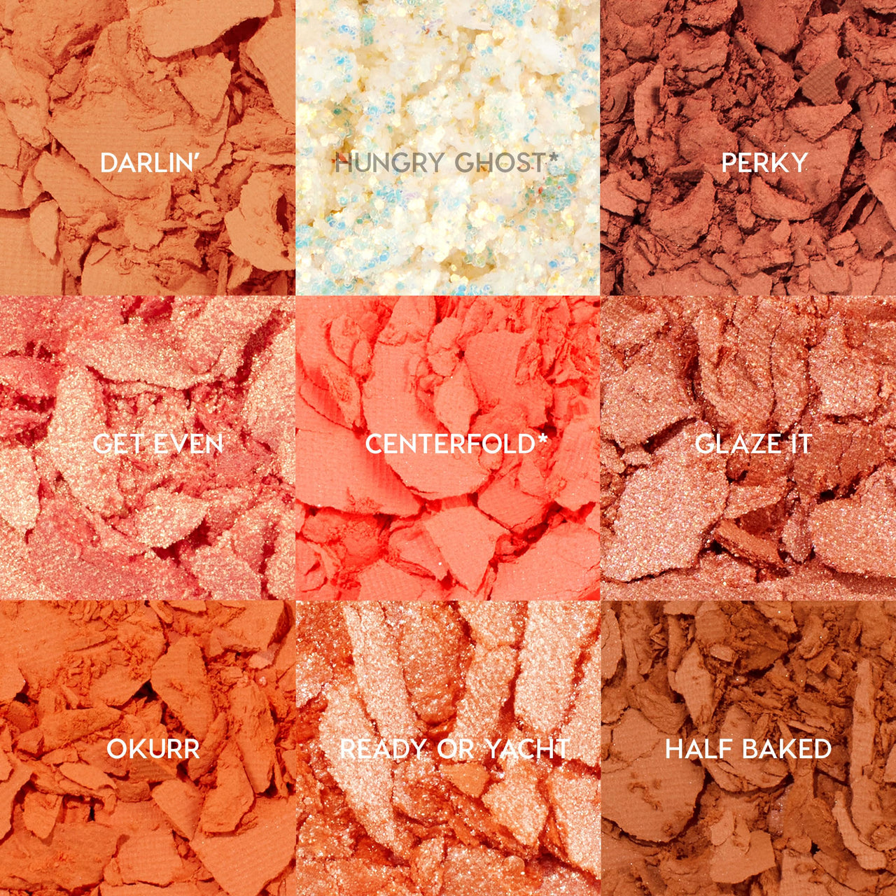 ColourPop Baby Got Peach Eyeshadow Palette - Orange & Coral Shadows with Metallic, Matte and Glitter Finishes - High-Pigment Eye Makeup with a Long-Wearing Formula (0.3 oz)