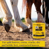 Thumbnail for Fiebing's Hoof Oil for Horses with Mineral Oil (32 oz) - Hoof Dressing with Applicator Brush to Condition Dry, Split Hooves & Corns - Prevents Cracks, Splits & Contracted Feet with Semi Gloss Finish