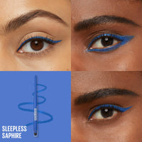 Thumbnail for Maybelline Tattoo Studio Automatic Gel Pencil Waterproof Eyeliner, Blendable, Smudge Resistant, Matte Eyeliner For Up To 36HR Wear, Sleepless Sapphire