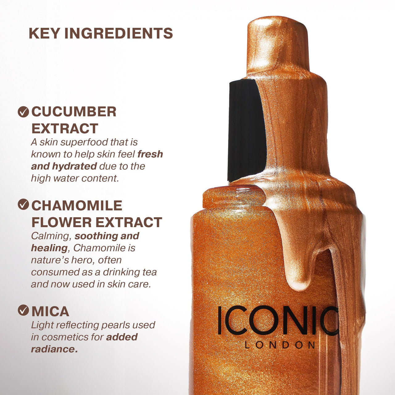 ICONIC LONDON Prep-Set-Glow | Hydrating + Setting + Glowing Spray, 3-in-1 Formula for a Dewy, Radiant Finish, Cruelty-Free, Vegan Makeup, 4.22 Fl oz