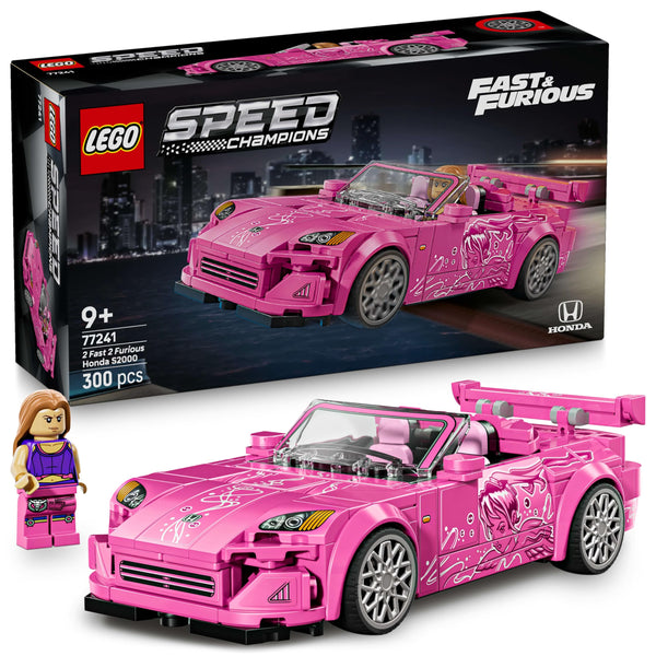 LEGO Speed Champions Wild Speed X2 Honda S2000 77241 Toy Building Blocks for Boys Girls Ages 9 and Up Domestic Distribution Item
