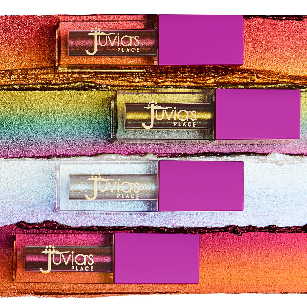 Juvia's Place Culture Duochrome Liquid Eyeshadow - Multi-colored Glitter Liquid Eye Makeup for Shine, Sparkly Makeup for Eyes, Women's Glitter Makeup Kit Addition (Fula)