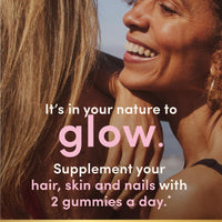Thumbnail for Nature's Bounty Optimal Solutions Hair, Skin and Nails Pectin Gummies, 2500 mcg Biotin Per Serving, No Stick Gummy, Vegetarian Formula, Strawberry Flavor, 200 count, 100 Total Servings
