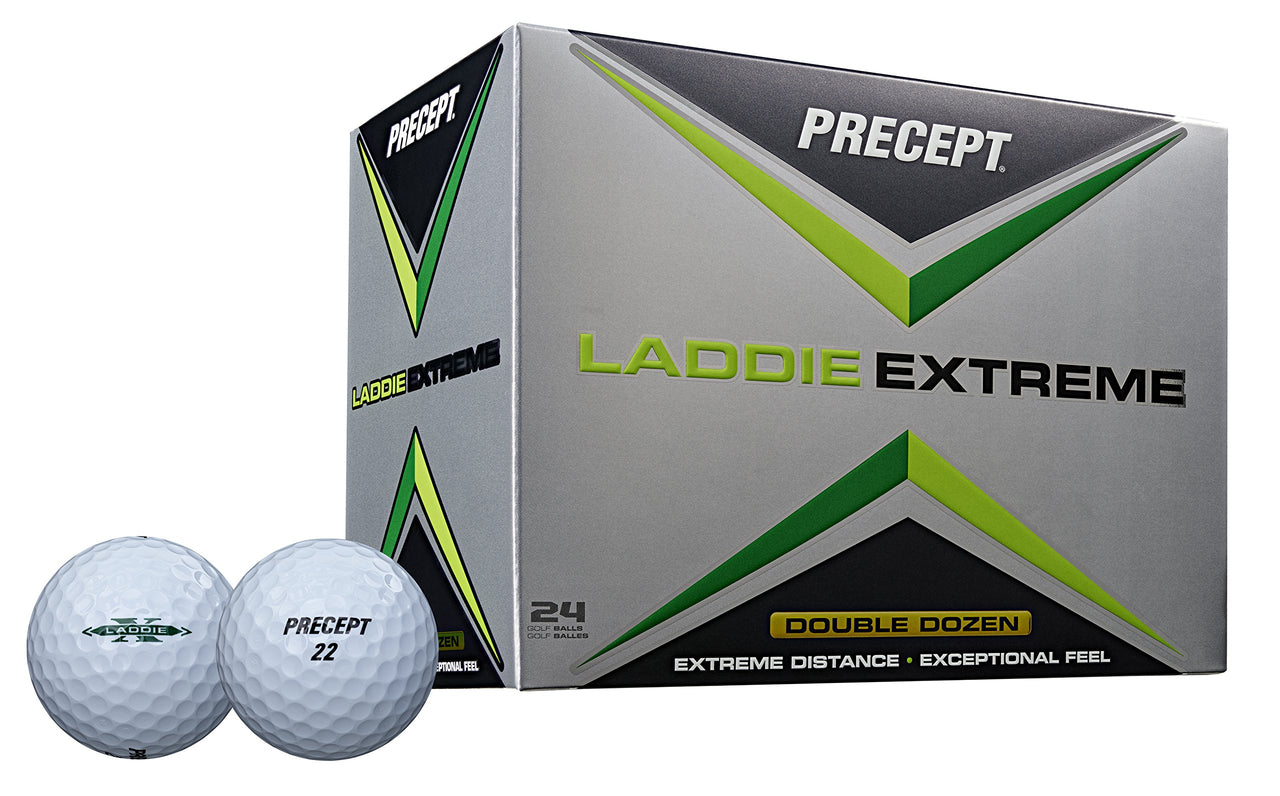 Precept 2017 Laddie Extreme Golf Balls (24 Balls), White