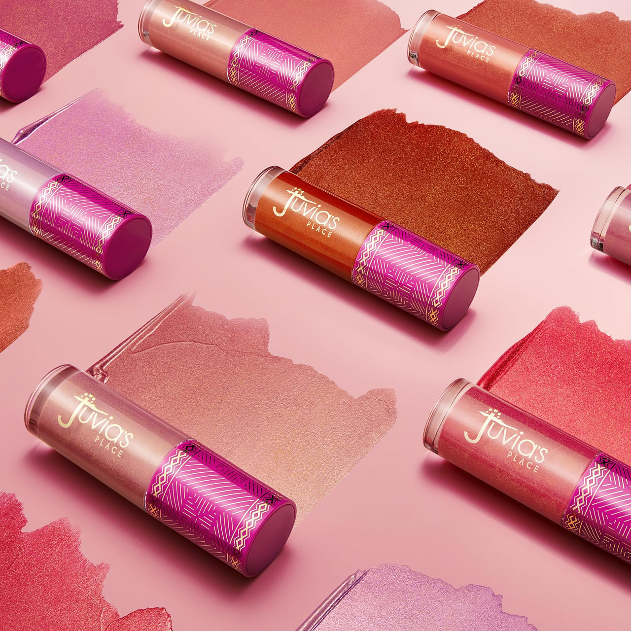 Juvia's Place Blushed Liquid BlushLighter - Rosey Posey Glow - Liquid Blush for Cheeks with Luminous Glow, Long-Wearing, Buildable, Easy to Blend & Highly Pigmented Makeup
