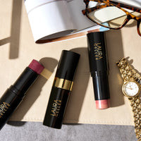 Thumbnail for LAURA GELLER NEW YORK Italian Marble Blush Makeup Stick | Cream Finish Marbleized Blush for Cheeks, Apricot Spritz