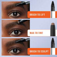 Thumbnail for Maybelline TattooStudio Brow Lift Stick Makeup with Tinted Wax Conditioning Complex, Deep Brown, 1 Count