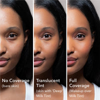 Thumbnail for Beekman 1802 Milk Tint Face Primer with SPF 43, Deep - Oxybenzone Free - 1 oz - Tinted Mineral SPF, Makeup Primer & Moisturizer - Blends Seamlessly - Good for Sensitive Skin - Cruelty Free