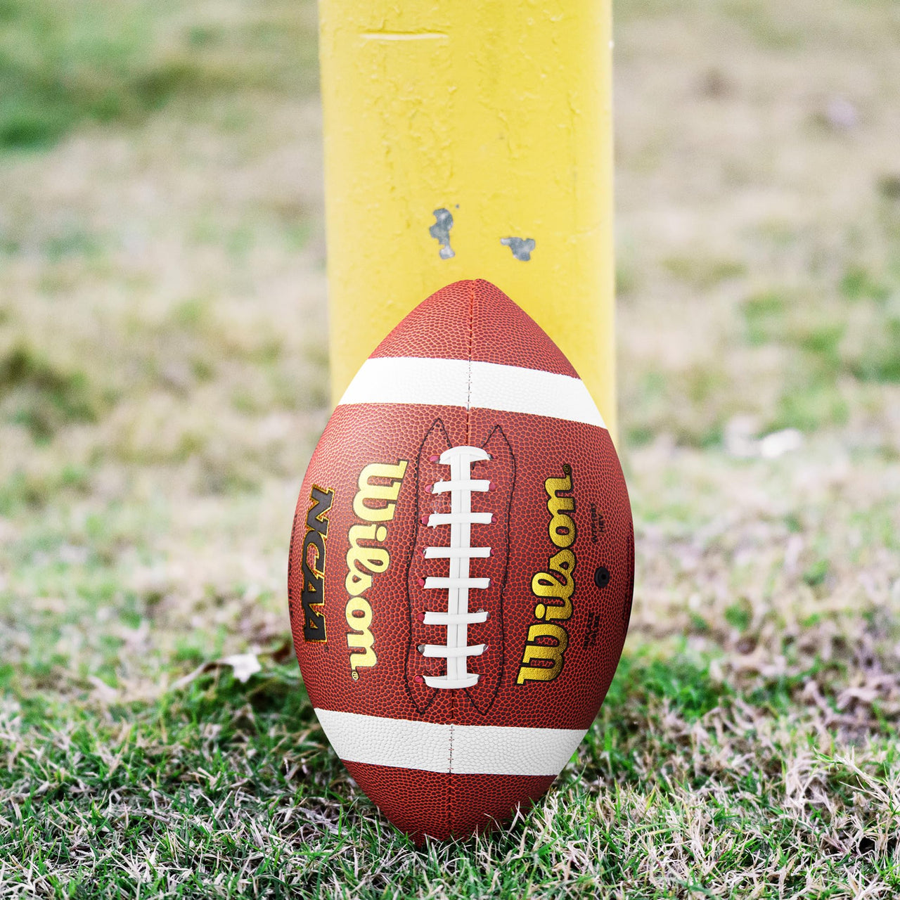 Wilson NCAA Composite Football - Official Size, Brown, 1