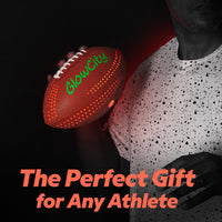 Thumbnail for GlowCity LED PU Football with Air Pump - Size 6 - Brown