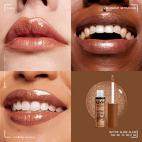 Thumbnail for NYX PROFESSIONAL MAKEUP Butter Gloss Bling Lip Gloss, Non Sticky and Shiny Vegan Lip Makeup - Shimmer Down