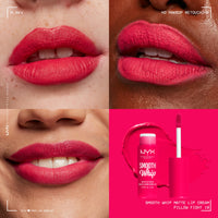 Thumbnail for NYX PROFESSIONAL MAKEUP Smooth Whip Matte Lip Cream, Long Lasting, Moisturizing, Vegan Liquid Lipstick - Pillow Fight (Hot Fuschia)