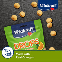 Thumbnail for Vitakraft Drops with Orange Flavor Guinea Pig Treats 5.3 oz Bag Delicious Yogurt Enriched Snacks with Vitamin C Essential Nutrients and Wholesome Nourishment for Small Pets