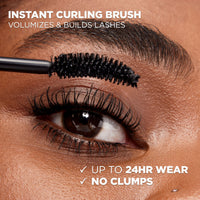 Thumbnail for L’Oreal Paris Original Voluminous Mascara, Building Mascara Volume and Length Formula, Curved Brush, Washable, Black Brown, 0.26 Fl Oz., 1 Count